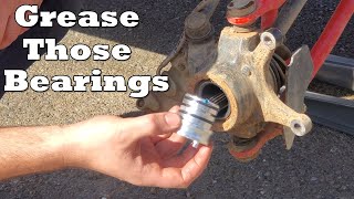 How To Grease Wheel Bearings On Side by Side  Wheel Bearing Greaser Polaris RZR 1000 [upl. by Leblanc990]