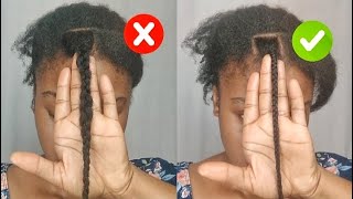 How to Braid Your Own Hair the Right Way for beginners beginnerfriendly braids hairstyle [upl. by Jeunesse182]