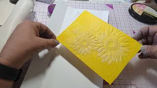 Trying an embossing technique I saw So pretty [upl. by Gillead]