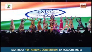 Cultural Dance Performance at 10th NARINDIA Annual Convention 2018 [upl. by Ihsar897]