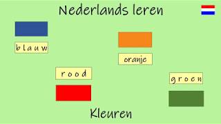 Nederlands leren Kleuren Les 7 [upl. by Ronica]