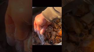 Cooking Slices of lamb in a hot saj pan  delicious recipe by coolchef cooking lamb asmr [upl. by Kammerer]