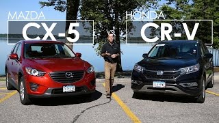 Mazda CX5 vs Honda CRV  Model Comparison  Driving Review [upl. by Hasen340]