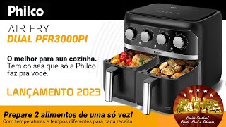 Fritadeira Air fry Dual Philco PFR3000PI Duplo Cesto 8 Litros  OVERVIEW [upl. by Sower869]