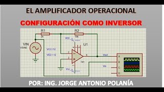 Diseñe un Amplificador Inversor con el 741 [upl. by Bryna]