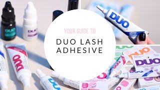 YOUR GUIDE TO DUO LASH ADHESIVE [upl. by Darcy]