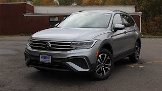 2022 VW Tiguan S  Features Review amp POV Road Test [upl. by Ellenwahs]