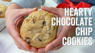 Hearty Chocolate Chip Cookies Levain Bakery Inspired Recipe  Season 5 Ep 6  Chef Julie Yoon [upl. by Norb343]