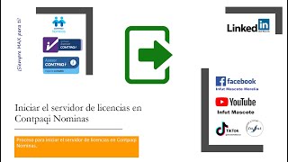 Iniciar el servidor de licencias de Contpaqi Nominas [upl. by Enibas]