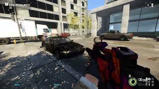 Payday 2 Crime Spree  Transport Park  Solo  Loud [upl. by Aleacim]