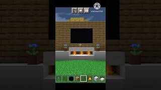 📺 Modern TV Build Tutorial Minecraft 🤯 minecraft viral shorts [upl. by Eceinahs]