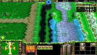 Warcraft III The Frozen Throne  3ª Partida Multijugador  quotTower Defensequot [upl. by Introc]