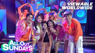 AllOut Sundays Cast ng ‘Forever Young’ bumisita sa AOS stage [upl. by Sophey754]