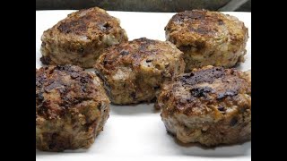 dads homemade rissoles recipe  rissole recipes  mince recipes  patty recipes  burger recipes [upl. by Amarette908]