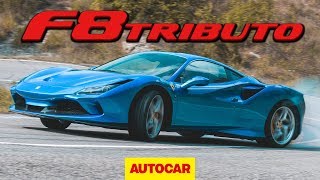 Ferrari F8 Tributo 2020 review  710bhp V8 supercar on road and track  Autocar [upl. by Dimphia637]