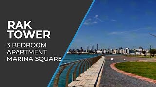 Rak Tower 3 Bedroom Apartment Marina Square Al Reem Island Abu Dhabi [upl. by Victoir910]