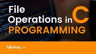 File Operations in C Programming  Fread  Fwrite  Fseek  File Handling in C [upl. by Civ]