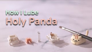 How I Lube Holy Panda Switches with Krytox 205g0 [upl. by Morette]