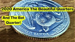 2020 America The Beautiful Quarters And the Bat Quarter [upl. by Lajet]