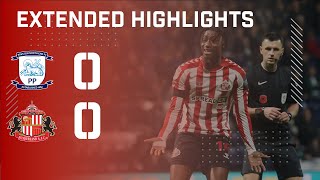 Extended Highlights  Preston North End 0  0 Sunderland AFC [upl. by Thorwald709]