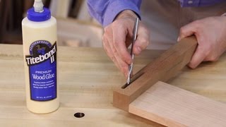 3 Steps to Great GlueUps Mortise and Tenon Joint [upl. by Genovera]