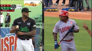 Resumen Leones del Escogido VS Estrellas Orientales Serie Regular 26112023 [upl. by Llednek]