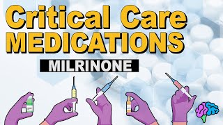 Milrinone Primacor  Critical Care Medications [upl. by Orfinger]