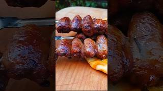 Chicken hearts on the grill🔥chicken hearts grill recipe курячісерця cooking шашлик outdoors [upl. by Nnyltiak]