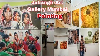 Jahangir Art Gallery  CST Painting Exhibition  in Mumbai Vlog RahulAlmari [upl. by Atisusej]