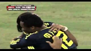 AMAZING GOAL Drogba vs Milan [upl. by Aittam]