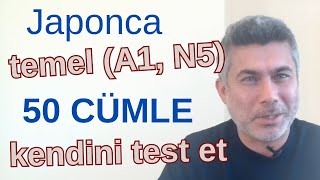 JAPONCA TEMEL 50 CÜMLE KENDİNİ TEST ETJaponca Dersleri [upl. by Nnalyrehc]