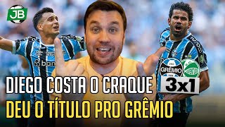 🔵 CRAQUE DO CAMPEONATO DIEGO COSTA DEU O TÍTULO PARA O GRÊMIO [upl. by Hgielrac554]