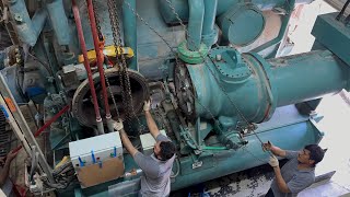 Carrier Centrifugal Chiller 19FA Inspection amp Overhauling [upl. by Tamsky]