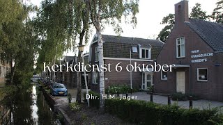 Kerkdienst 6 oktober [upl. by Urbani]