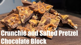 Crunchie and Pretzel Chocolate Block [upl. by Nomolas22]