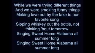 Kid Rock All Summer Long  Lyrics [upl. by Ehrlich908]