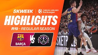 PARIS VEUT CONQUÉRIR 🤩 LEUROPE   Paris vs Barcelone  Highlights EuroLeague J10 [upl. by Afatsom]