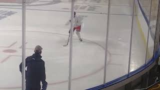 1 player on the Ice at the Kitchener Rangers Practice [upl. by Devinne667]