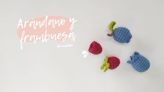 Tutorial crochet arándano y frambuesa amigurumi paso a paso [upl. by Gard]