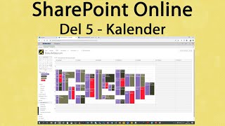 Grunder i SharePoint Online del 5 – Kalender [upl. by Mecke]