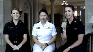 Midshipmen discuss inspirational leaders [upl. by Celio]