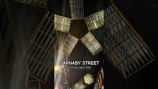 Christmas is here at Carnaby Street Plan to visit the christmas lights here london christmas [upl. by Nnairb]