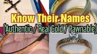 Gold Designs and Their Names Actual SpL  VSpL Pawnable Jewelry [upl. by Innavoeg]