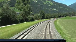 🇦🇹 Führerstandsmitfahrt auf der Zillertalbahn von Mayrhofen nach Jenbach  Cabride 4K UHD [upl. by Azpurua]