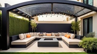 100 New Modern Patio Pergolas Design 2024 Home Garden Landscaping Ideas Terrace  Rooftop garden [upl. by Atteiluj]