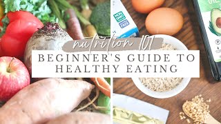 NUTRITION 101  Beginners Guide to Healthy Eating [upl. by Ardine604]