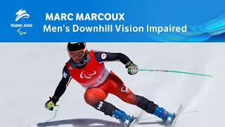 🇨🇦 Canadas defending champion Marc Marcoux takes SILVER  Beijing 2022 Paralympic Winter Games [upl. by Atirys]