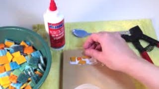 How to Mosaic Tile Project  Fast Tutorial for Beginners [upl. by Nirret225]