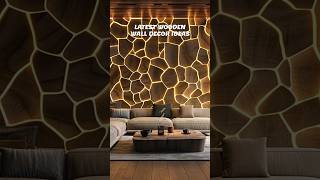 Unique Wooden Wall Panel Decor for Living Room [upl. by Ellenoj989]