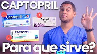 CAPTOPRIL PARA QUE SIRVE  3 COSAS [upl. by Veejar]